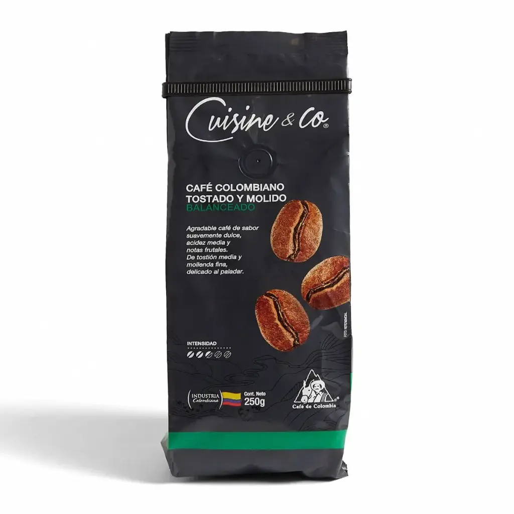 Café molido colombiano 250 g