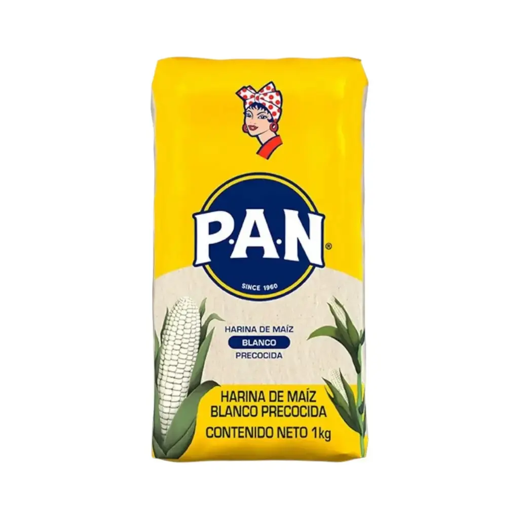 Harina de maíz precocida blanca 1 kg